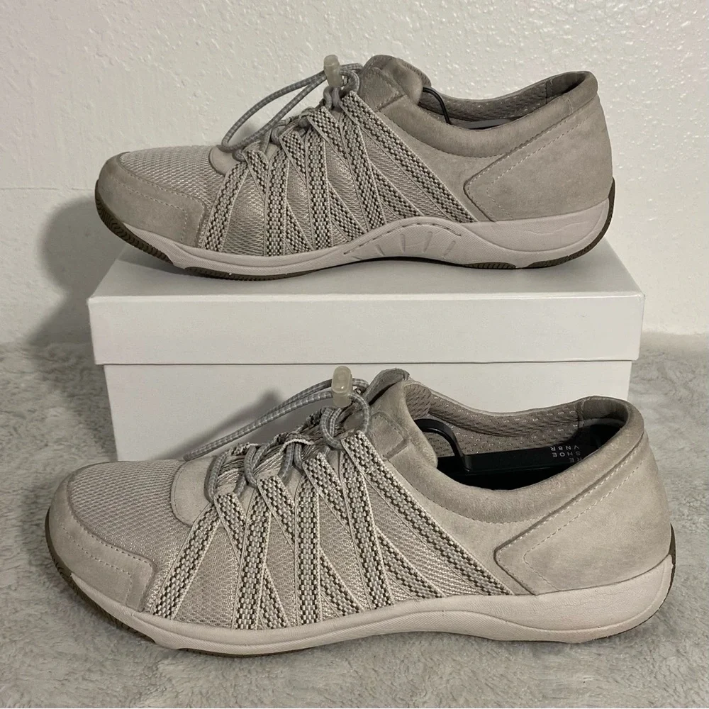 Dansko Honor Gray Suede & Mesh Sneakers Size 40 EU (US Women’s 9.5-10)